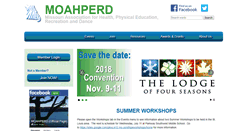 Desktop Screenshot of moahperd.org